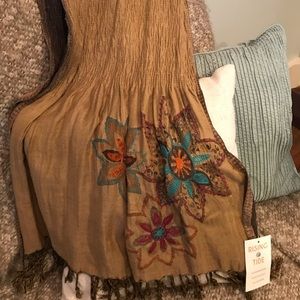 Rising Tide boutique scarf - handmade
